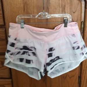 Lululemon speed shorts